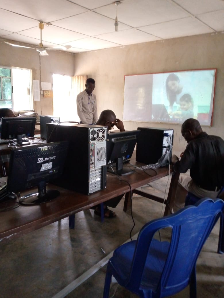 Part of computer science laboratory